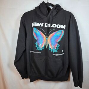 Fashion Nova New Bloom Butterfly Hoodie Black Women's S Graphic Pullover